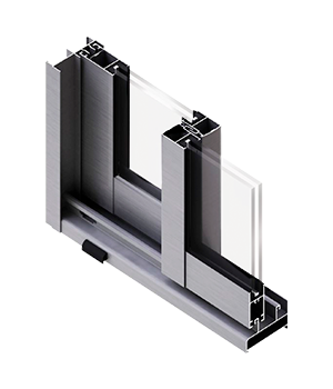 Corte técnico do perfil SAPA Clecital em Alumínio